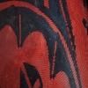 Gaping Red Jar -San Ildefonso (texture detail)